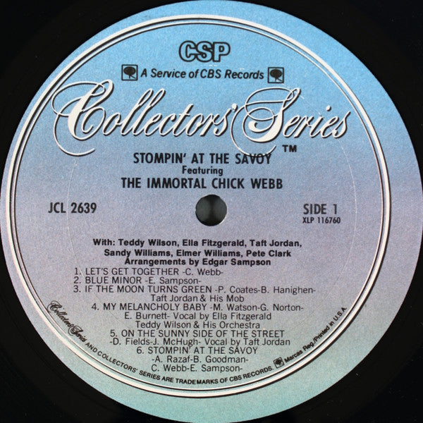 The Immortal Chick Webb / Stompin' At The Savoy