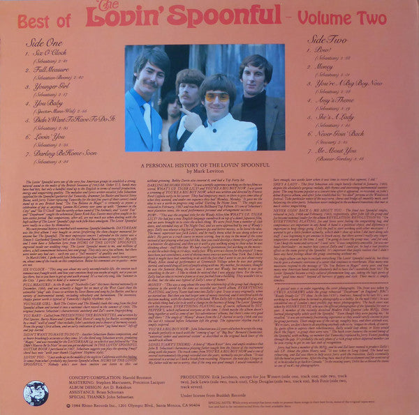 The Best Of The Lovin' Spoonful Volume Two