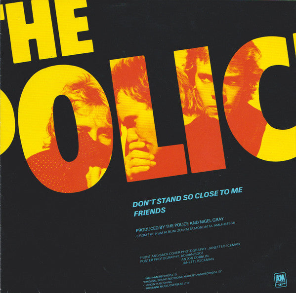 Master Release: Don't Stand So Close To Me by The Police