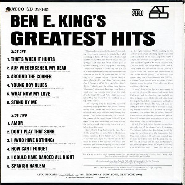 Ben E. King's Greatest Hits