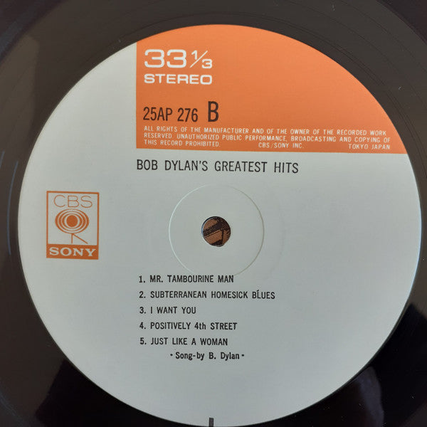 Bob Dylan's Greatest Hits