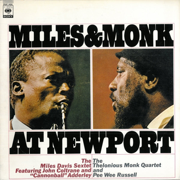 Release: Miles & Monk At Newport-Vinyl-Japan-1979-20AP 1404-4007698