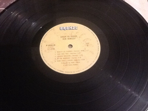 Master Release: Eager To Please by Ken Hensley