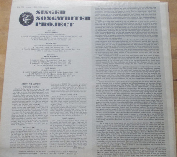 Singer Songwriter Project