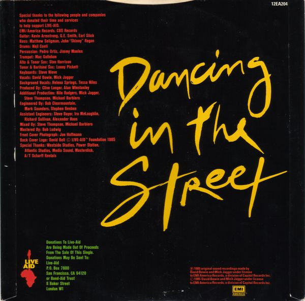 Dancing In The Street