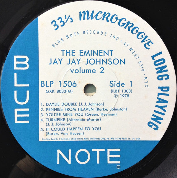 The Eminent Jay Jay Johnson Volume 2 = J.J.ジョンソン 第2集