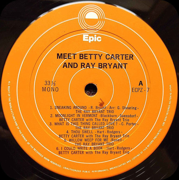 Meet Betty Carter And Ray Bryant