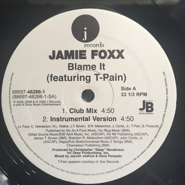 Master Release: Blame It by Jamie Foxx