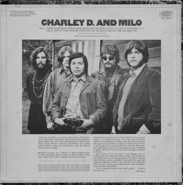 Charley D. And Milo
