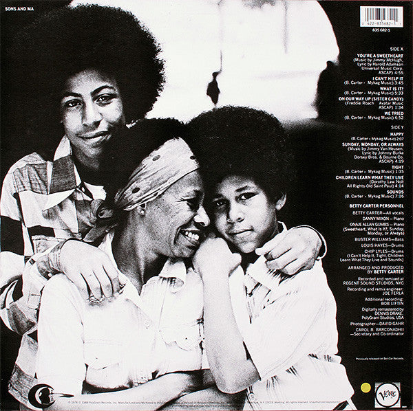 Master Release: Betty Carter by Betty Carter