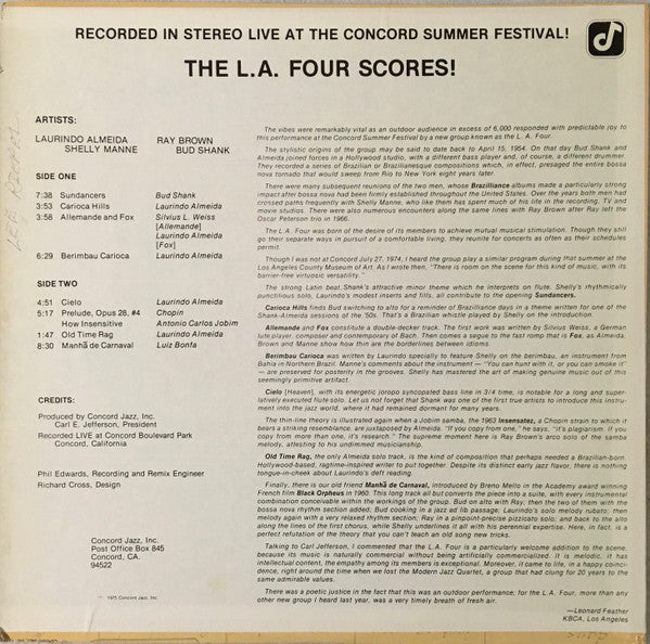 The L.A. Four Scores!