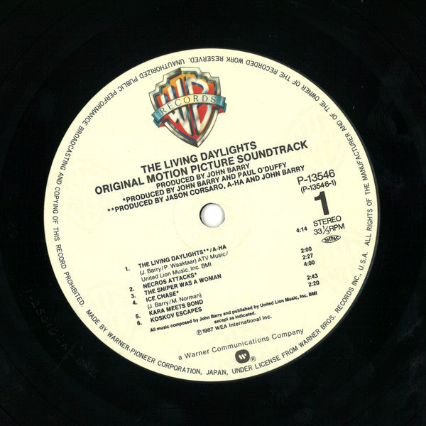 007 リビング・デイライツ = The Living Daylights (Original Motion Picture Soundtrack)