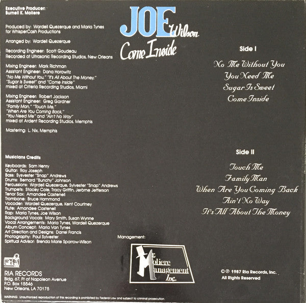 Master Release: Come Inside by Joe Wilson (5)