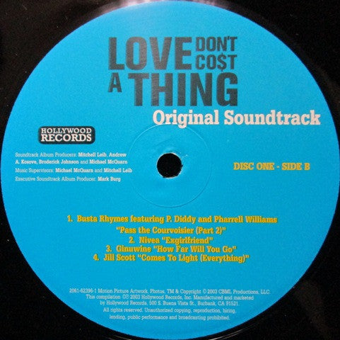 Love Don't Cost A Thing - Original Soundtrack