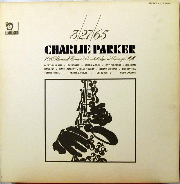 Master Release: 3/27/65 Charlie Parker 10th Memorial Concert by Various