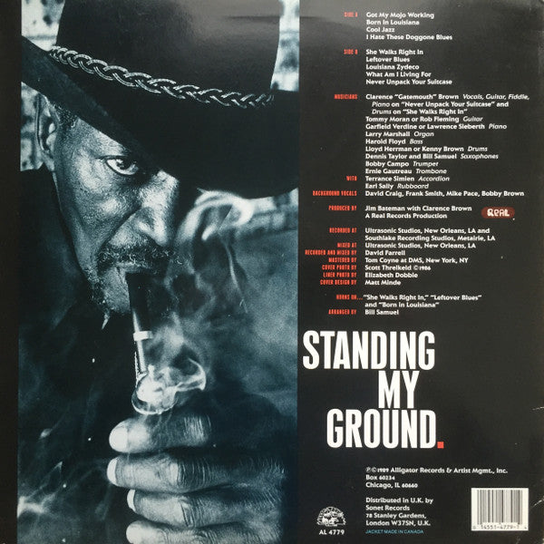 Master Release: Standing My Ground by Clarence "Gatemouth" Brown