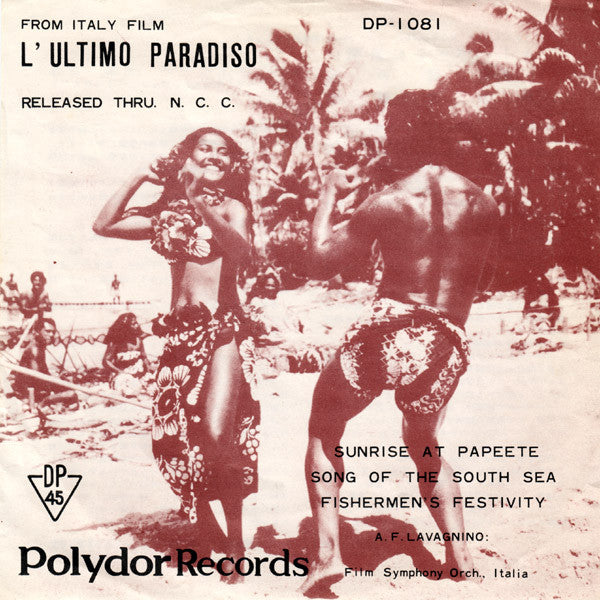 From Italy Film L' Ultimo Paradiso = 映画「最後の楽園」オリジナル・サウンドトラックより