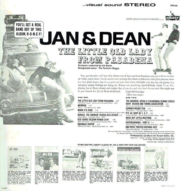 Master Release: The Little Old Lady From Pasadena by Jan & Dean
