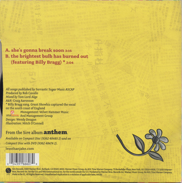 Master Release: She's Gonna Break Soon by Less Than Jake