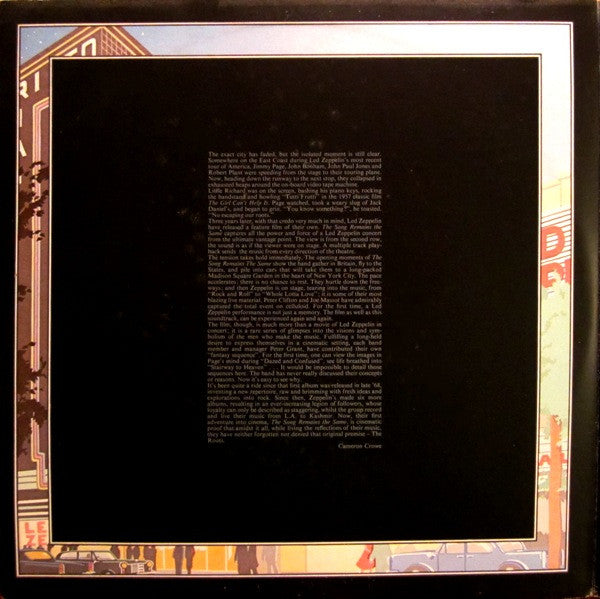 The Soundtrack From The Film The Song Remains The Same