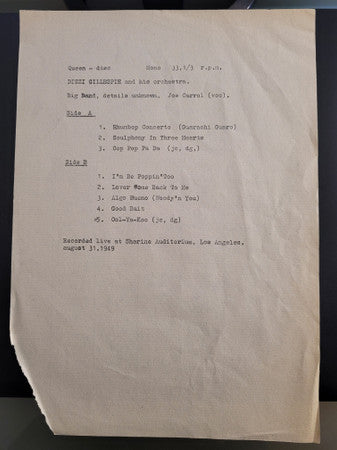 Live At The Shrine Auditorium, Los Angeles