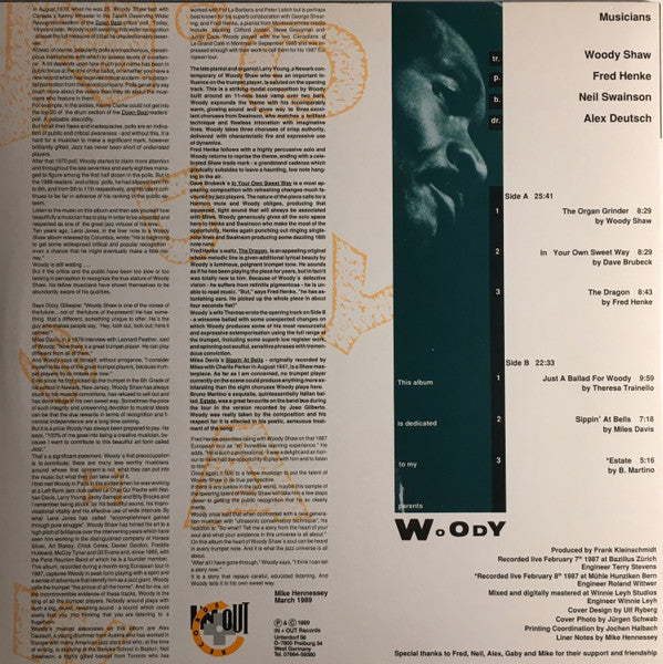 Master Release: In My Own Sweet Way by Woody Shaw