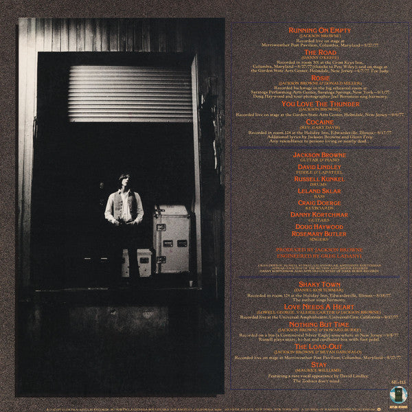 Release: Running On Empty-Vinyl-US-1977-6E-113-1542309