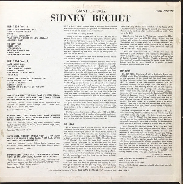 Master Release: Volume 2 by Sidney Bechet