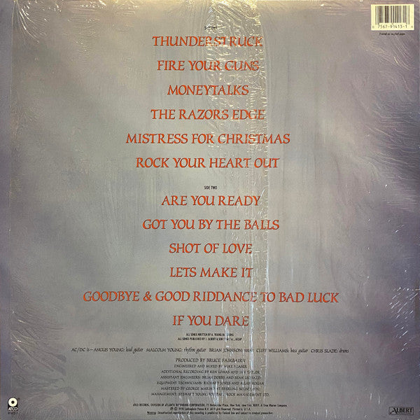 Release: The Razors Edge-Vinyl-US-1990-7 91413-1-4853521