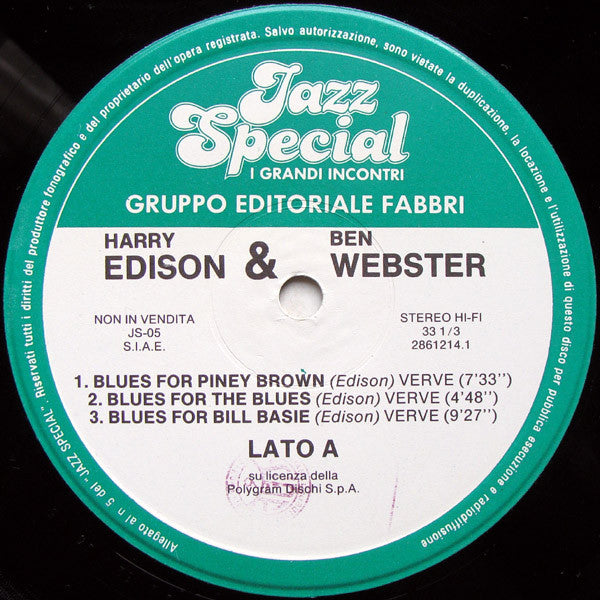 Harry Edison & Ben Webster