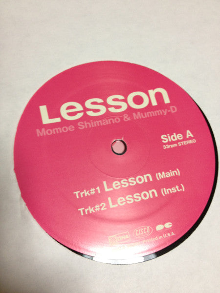 Release: Lesson-Vinyl-Japan-2001-DMZA-30255, DMZA-30255-6217735