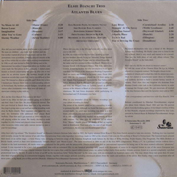 Release: Atlantis Blues-Vinyl-Germany-2004-Sonorama L-02-2552477