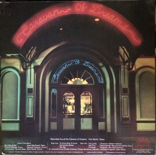 Master Release: Opening The Caravan Of Dreams by Ornette Coleman