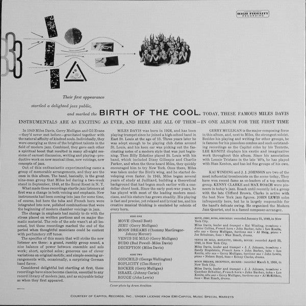 Release: Birth Of The Cool-Vinyl-US-2003-T-762, T-762-2148457