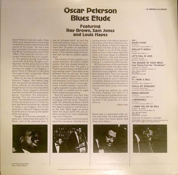 Release: Blues Etude-Vinyl-Japan-None-195J-18, LS 86039-9133856