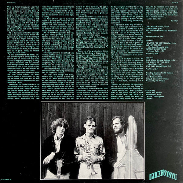 Release: The Touch Of Your Lips-Vinyl-Germany-None-SCS 1122, SCS-1122, SCS-1122-5220729