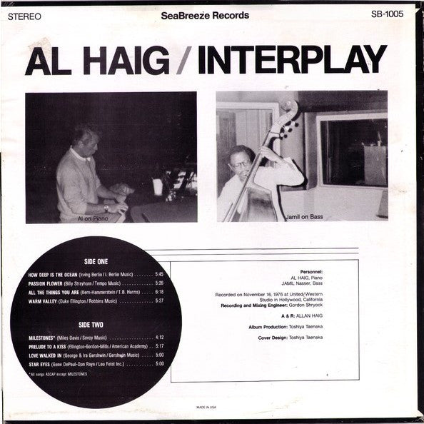 Master Release: Interplay by Al Haig