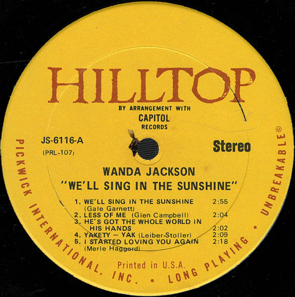 We'll Sing In The Sunshine