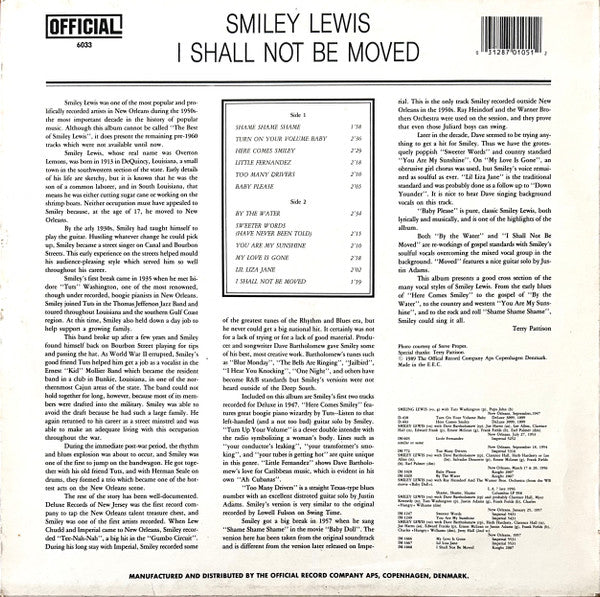 I Shall Not Be Moved