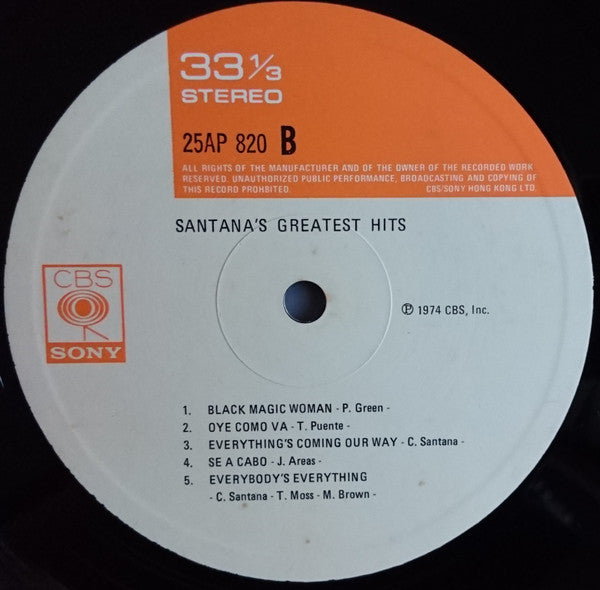 Santana's Greatest Hits