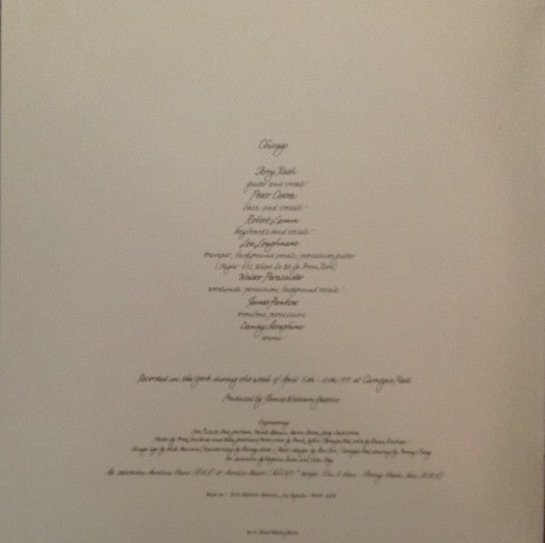 Chicago At Carnegie Hall (Volumes I, II, III And IV)