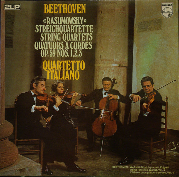 Release: «Rasumowsky» Streichquartette = String Quartets = Quatuors A Cordes Op.59 Nos.1, 2, 3-Vinyl-Europe-None-6747 139, 2LP 6747 139-1398606