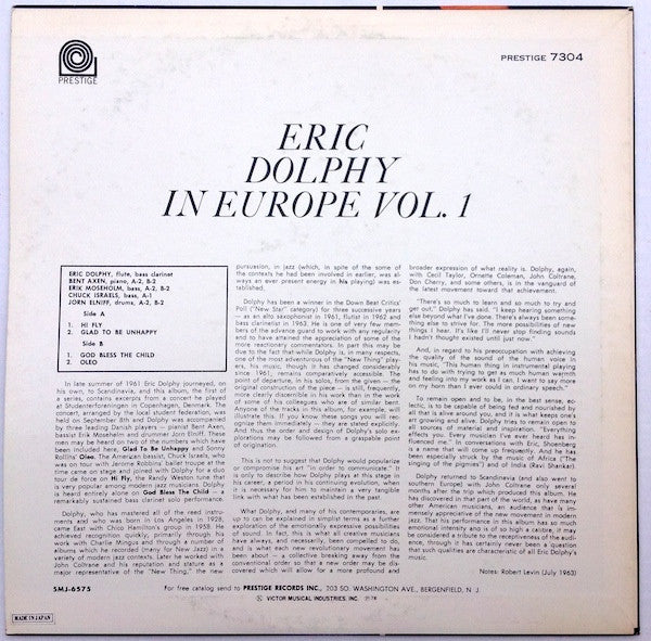 In Europe, Vol. 1