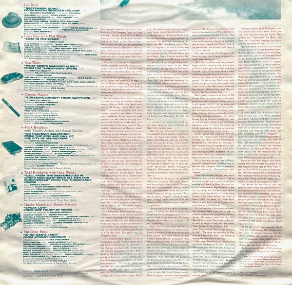 Lost In The Stars (The Music Of Kurt Weill)