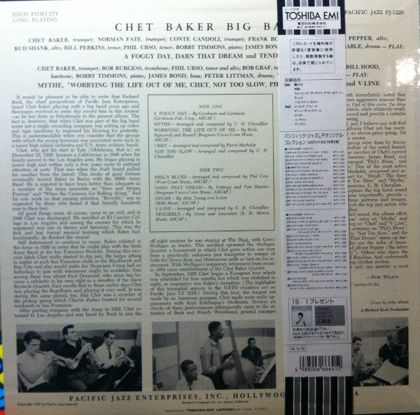 Master Release: Big Band by Chet Baker