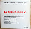 Luciano Berio - Circles · Sequenza I, III, V (Vinyl, LP, Stereo) Very Good Plus (VG+) / Good Plus (G+)