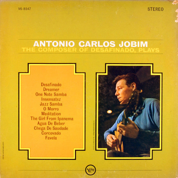 Release: The Composer Of Desafinado, Plays-Vinyl-US-1963-V6-8547, V6/8547-4884320