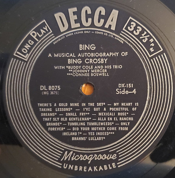 Bing: A Musical Autobiography