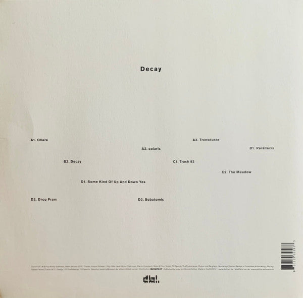 Master Release: Decay by Efdemin