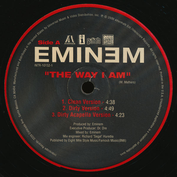 Master Release: The Way I Am by Eminem